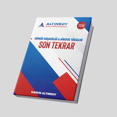 2026  Yılı Gümrük Müşavirliği ve Görevde Yükselme Son Tekrar