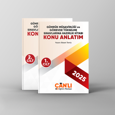 Gümrük Müşavirliği ve Görevde Yükselme Sınavlarına Hazırlık Konu Kitabı- Baset TEMİZ